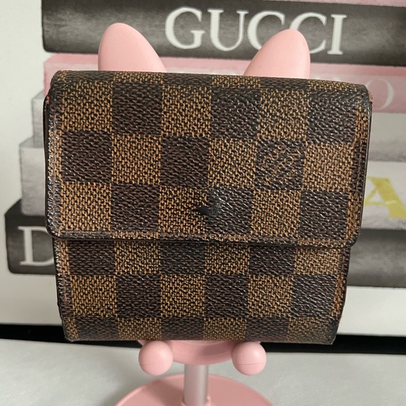 Louis Vuitton damier ebene trifold wallet - Picture 2 of 15